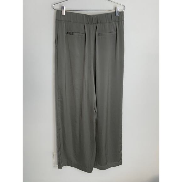 Nic + Zoe Soft Drape Wide-Leg Pant In Tarragon NWT size 10 - Picture 5 of 9